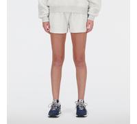 New Balance Short French Terry gris clair Femme XS