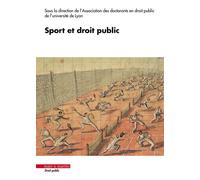 Sport et droit public - Amandine Astier - Mare & Martin - broché - Essai