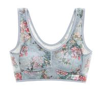 Sport Femme Soutien Gorge Brassière Coton Top Intégré Brassiere Forte Poitrine Maintien Fort Dentelle Grand Minimiseur sous-Vêtements sans Coutures Post Operatoire Bretelle Large Bra