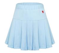 Sport Fille Jupe Plissée avec Short Intérieur Ski Jupe Short Tennis Ecolière 11-12ans