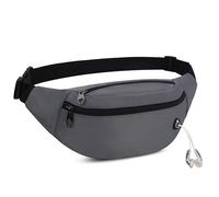 Sport Homme Femme Grande avec 3 Zip Poches Ceinture Réglable et Équipé d'une prise casque Étanche pour Voyage, Cyclisme, Running Randonnée, Camping