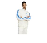 Sport Jacket Veste HOMME Adidas Blanc Bleu Ess 3-Stripes Track Top avec poches