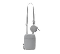 Sport Mard Mann | Sac à bandoulière en nylon 83 cm | Multi compartiments avec charnières bidirectionnelles souples pour l'entraînement, festival, yoga, plein air, festival, quotidien, gris, voir