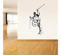 Sport Mur Film Sticker Mural Design Art Neige Ski Saut À Ski Compétences 44X70Cm