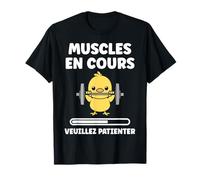 Sport Muscu Muscles En Cours Musclé Humour musculation T-Shirt
