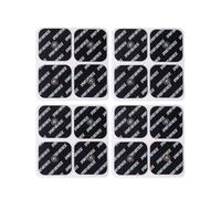 SPORT ORTHESE - Pack de 16 électrodes Snap E-Cure - Compatible avec Compex, Chattanooga, Bluetens (50x50mm)