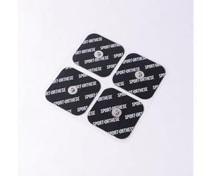 SPORT ORTHESE - Pack d'électrodes Snap E-Cure - Compatible Compex, Chattanooga, Bluetens (50x50mm)