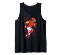 Sport Rugby Footballeur Touchdown Drapeau Américain Football Débardeur