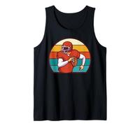 Sport Rugby Footballeur Touchdown Retro Vintage Football Débardeur
