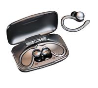 Sport sans Fil Casque Bluetooth Écouteurs LED Power Display Charge Box stéréo Casque de Basse avec écouteurs à Oreilles pour l'exercice, la Conduite, la Marche et la Course