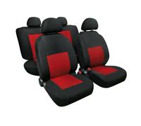 Sport Set Liners Coordonnées en Jacquard Rouge Noir 2 Avant 2 Arrière
