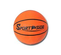 SPORT SIDE - Ballon Basket - Jeu de Ballon - Basketball - Ballon de Basket - Taille 7-046585 - Orange - Caoutchouc - 24 cm - Article de Sport