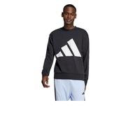 Sport Sweat Pullover Crew HOMME Adidas Noir Essentials Big Logo French Terry