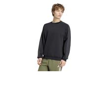 Sport Sweatshirt Pullover HOMME Adidas Ess 3-stripes Crew Fleece Carbone noir