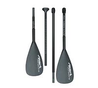 Sport Vibra® Lot de 4 pagaie SUP 100 % en carbone avec 2 feuilles de pagaie avec fonction kayak - Poignée anti-twist 2 x 19"