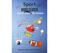 Sport Word Search Puzzle Book: Word Searches with Easy to Read Print about Sport, Sporty Activities, Outdoor activities and more | 6x9 inches, 110 ... for Vacations, Holidays and Leisure Time!