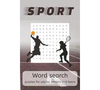 Sport: Word Searches with Easy to Read Print about Sports, Games, Athletes and More | 6x9 inches, 110 pages | 50+ Puzzles ... Gift for Vacations, Holidays and Free Times