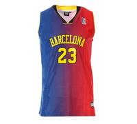 Sport zone Maillot de Basket Rouge/Bleu Homme Barcelona Rouge L