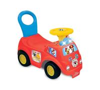 Sport1 Camion Mickey Ride-on. Camion jouet pour enfants de Mickey Mouse. Voiture à chevaucher enfant 1 an-3 ans. Premiers pas avec volant pour enfants et lumières. Anti-renversement Première voiture.