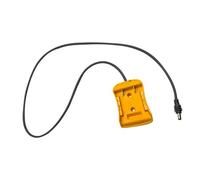 SPORTARC Adaptateur de batterie, connecteur d'alimentation, prise DC, pour batterie Dewalt 20 V, sortie 2,1 mm, câble de 95 cm, accessoire d'outils légers