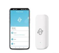 SPORTARC Capteur de vibration intelligent pour Tuya, Smart Home pour capteur de vibration WiFi, liaison intelligente, rappel de vibration