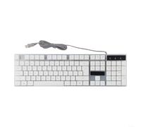 SPORTARC Clavier mécanique RVB au design élégant offrant une expérience utilisateur améliorée pendant une intense (blanc)