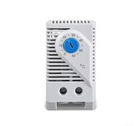 SPORTARC Contrôleur de température Thermostat Commutateur Compact DIN Rail Mount 0-60°C Gris clair