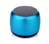 SPORTARC Enceinte stéréo portable sans fil, mini haut-parleur , haut-parleur d'extérieur avec coque en métal de protection 3 W 20 Hz à 20 kHz (bleu)
