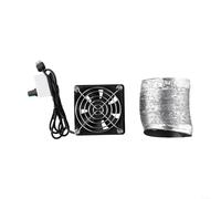 SPORTARC Extracteur de fumée de soudage avec alimentation USB et vitesses réglables Parfait pour le bricolage, les ateliers et l'utilisation domestique (ventilateur + tuyau de 1 m)