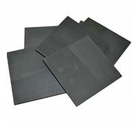 SPORTARC Feuille de graphite à haute teneur en carbone 100 × 100 × 2 mm Plaque d'électrode Panneau d'anode pour électrodes, électrolyse, moules de frittage, pièces de chauffage, moules, plaques