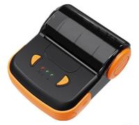 SPORTARC Imprimante thermique sans fil 80 mm pour une impression mobile rapide, parfaite pour les transactions POS (orange)