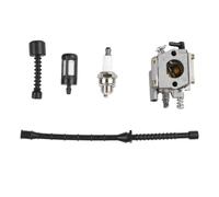 SPORTARC Kit de joints de tronçonneuse - Kit de joints de carburateur - Joint de collecteur - Joint de silencieux - Pour Partner P350 P351 - 2 ensembles (6 pièces) - Gris