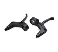 SPORTARC Leviers de frein à 2 doigts en alliage pour VTT, légers et pratiques pour les enfants, compatibles avec les types de freins à disque mécanique et à traction linéaire (noir)