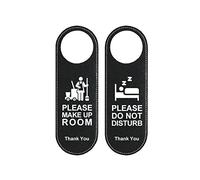SPORTARC Lot de 10 panneaux de porte « Please Do Not Disturb » - Panneau de nettoyage double face pour bureau, hôtel, maison, spa, cabinet d'avocats