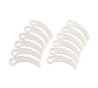 SPORTARC Lot de 12 lames en plastique pour débroussailleuse 198426-9 - Tête de coupe en plastique - 255 mm