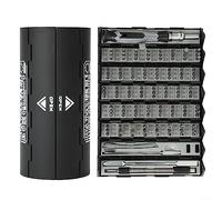 SPORTARC Lot de 126 tournevis de précision en acier chrome-vanadium, fendu, Torx, hexagonal, Pozidriv, Tri-Wing, pour électronique et instruments de précision