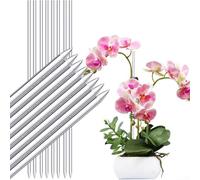 SPORTARC Lot de 16 tuteurs de plantes en acrylique polyvalents et durables de 40 cm pour intérieur solide et beau pour fleurs, orchidées et plantes en pot