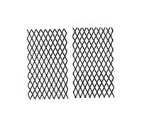 SPORTARC Lot de 2 grilles de cheminée, déflecteur de chaleur en maille métallique, déflecteur de chaleur de 19,1 x 30,8 cm pour poêle à bois, confinement sûr des étincelles pour la maison et le salon