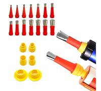 SPORTARC Lot de 22 buses de calfeutrage en acier inoxydable avec finition de calfeutrage de base
