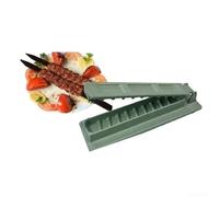 SPORTARC Machine à brochettes pour kebab, maîtrisez l'art du gril avec machine à brochettes pour barbecue, qualité supérieure (vert)