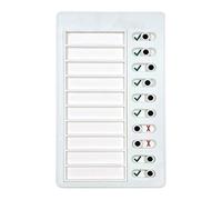 SPORTARC My Chores Tableau mémo pour personnes âgées avec inscription « Care To Do »