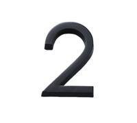 SPORTARC Numéro de maison moderne 3D, adhésif brillant, numéro d'adresse de maison, plaque de porte, panneau d'extérieur, numéro de chambre d'hôtel, noir