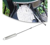 SPORTARC Outil de barbecue pour cendres de poêle Kamado Joe, nettoyeur de barbecue en acier inoxydable avec design d'angle, accessoire de barbecue de 45,7 cm