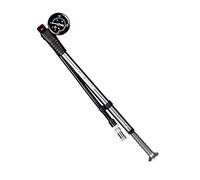 SPORTARC Pompe d'amortisseur de vélo pour VTT, vélo de route et moto - Haute pression 300 psi pour fourche avant et arrière et amortisseurs pneumatiques (gris)