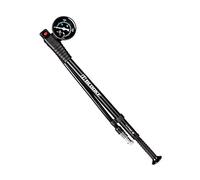 SPORTARC Pompe d'amortisseur de vélo pour VTT, vélo de route et moto - Haute pression 300 psi pour fourche avant et arrière et amortisseurs pneumatiques (noir)
