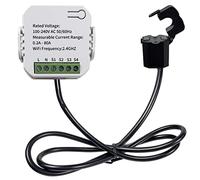 SPORTARC pour Tuya Smart Life Compteur d'énergie Wi-Fi 80 A avec pince CT App kWh