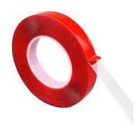 SPORTARC Ruban adhésif double face en acrylique réutilisable et étanche Rouge