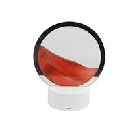 SPORTARC Sablier 3D en mouvement pour lampe de table en forme de paysage de sable profond, peinture au sable liquide, décoration pour bureau, maison, bureau