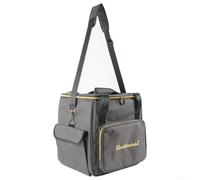 SPORTARC Sac de transport pour disques vinyles avec quatre petites poches pour ranger les accessoires essentiels en toute sécurité, Voir image