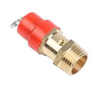 SPORTARC Soupape de sécurité pour compresseur d'air, soupape de surpression, régulateur BSP, laiton 1/4", 3/8", 1/2", 8 bar, pour protection de réservoir d'air